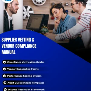 Supplier Vetting & Vendor Compliance Manual