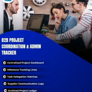 B2B Project Coordination & Admin Tracker